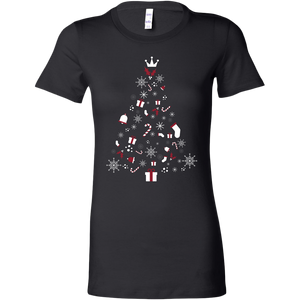 Christmas Tree Womens Feminine Fit Shirt (Available in 8 Different Colours) - HBS Inspire Me