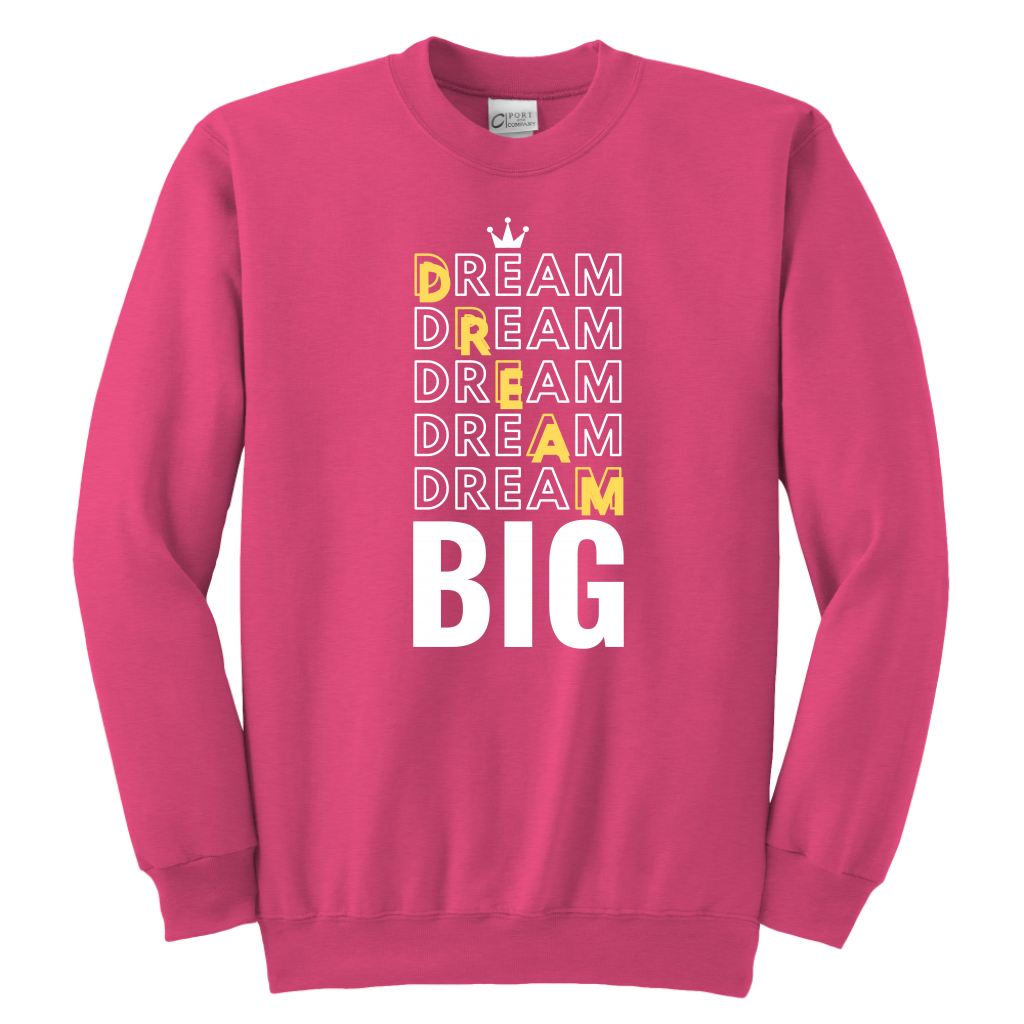 Dream Big Youth Sweatshirt - HBS Inspire Me