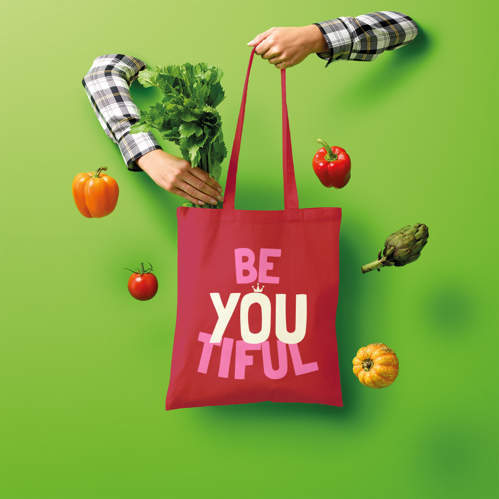 Be YOUtiful Shopper Tote Bag - HBS Inspire Me