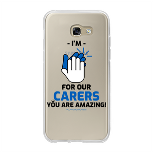 CLAPFOROURCARERS #Clapforourcarers Transparent Soft Phone Case - HBS Inspire Me