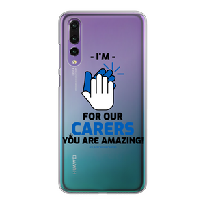 CLAPFOROURCARERS #Clapforourcarers Transparent Hard Phone Case - HBS Inspire Me