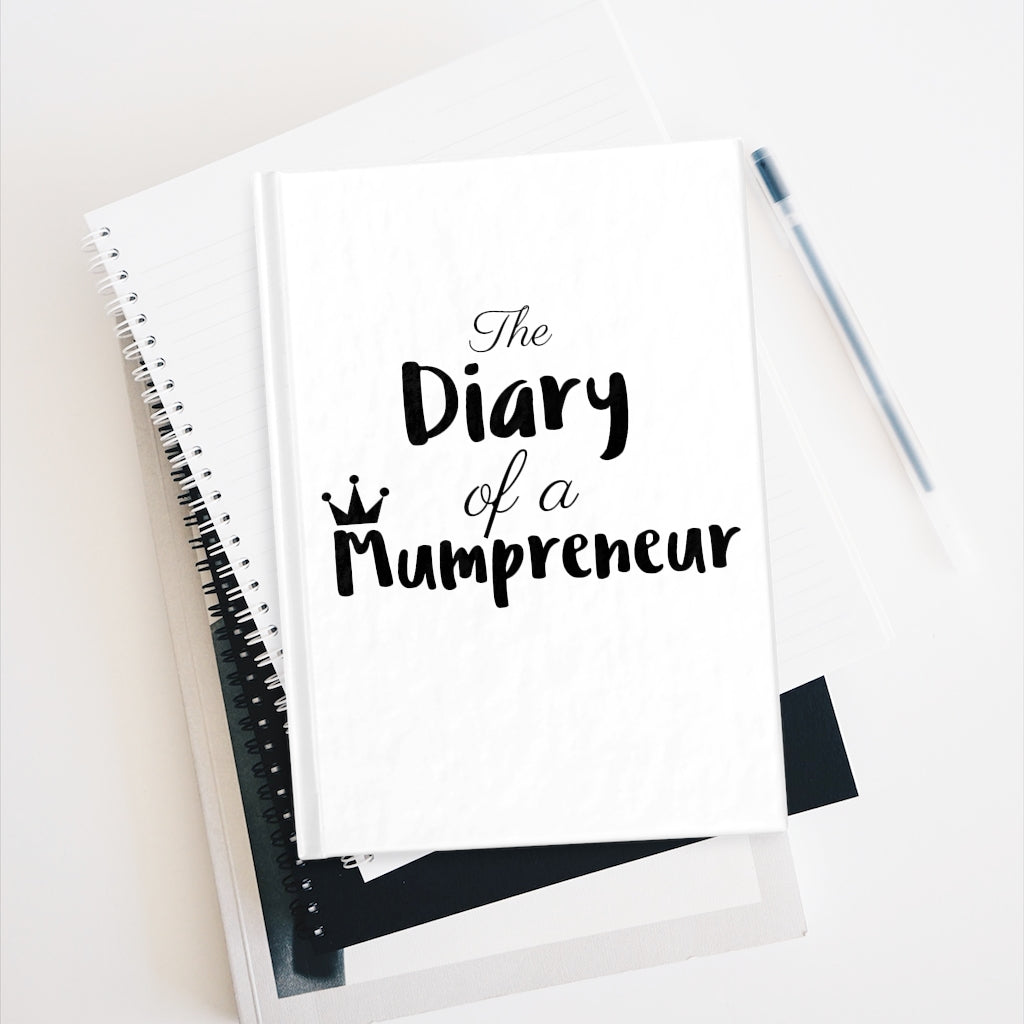 The Diary of a Mumpreneur Journal - Ruled Line - HBS Inspire Me