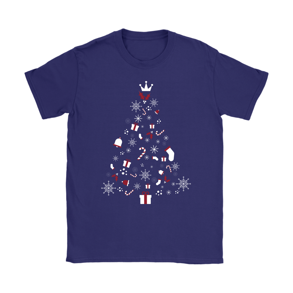 Christmas Tree Womens T-Shirt (Available in 6 Colours) - HBS Inspire Me