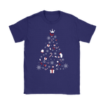 Christmas Tree Womens T-Shirt (Available in 6 Colours) - HBS Inspire Me