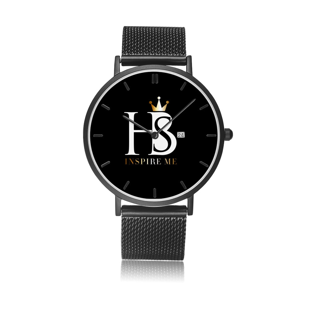 HBS Inspire Me Steel Strap Water-resistance Quartz Watch - HBS Inspire Me