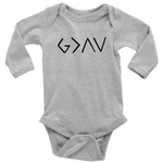 HIGHS AND LOWS UNISEX LONG SLEEVE BABY BODYSUIT - HBS Inspire Me