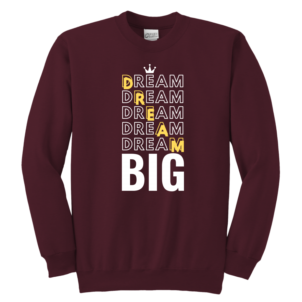 Dream Big Youth Sweatshirt - HBS Inspire Me