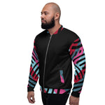 Stripe African Collage Unisex Bomber Jacket