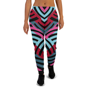 Stripe African Collage Women's Joggers