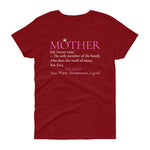 Mothers Day Definition T-Shirt (US) - Pink - HBS Inspire Me