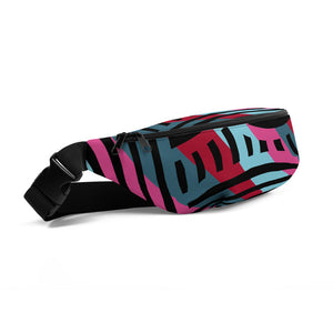 Stripe African Collage Fanny Pack