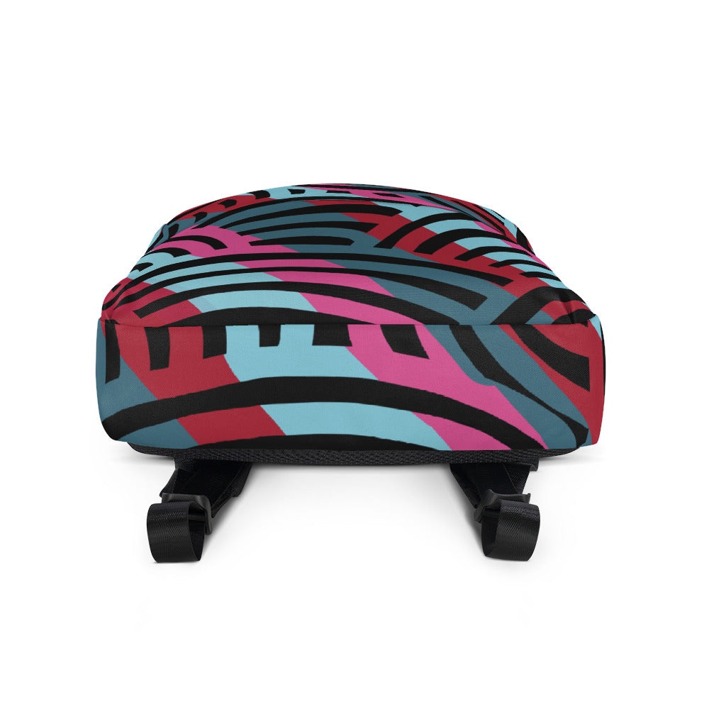 African Print Collage Backpack - HBS Inspire Me