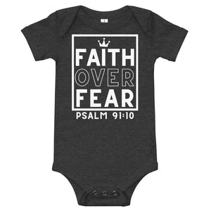 Faith Over Fear Baby Piece