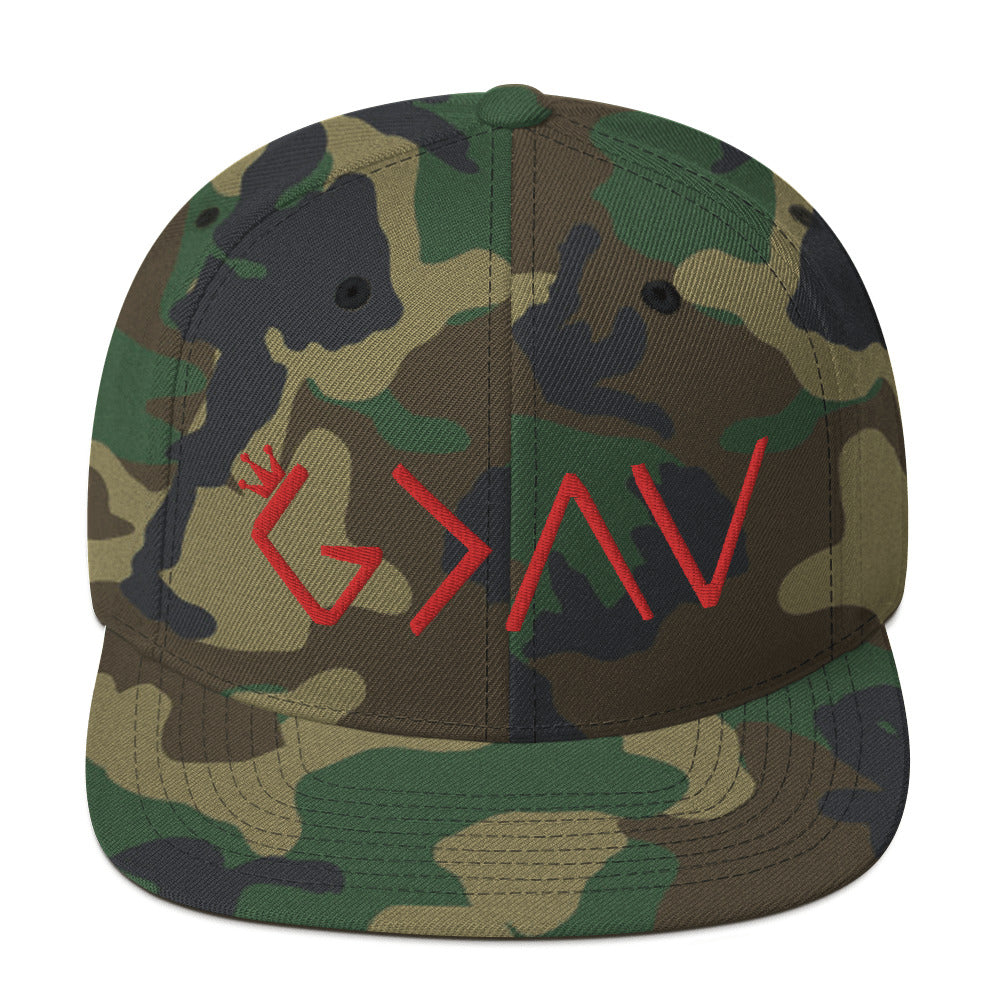 Highs and Lows Hat - Red - HBS Inspire Me