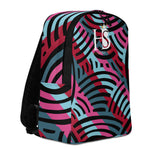 Stripe African Collage Minimalist Backpack