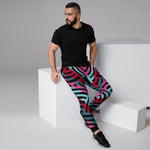 African Stripe Collage Men's Joggers