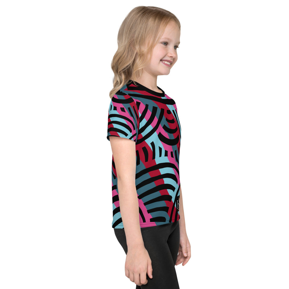 Stripe Collage Kids T-Shirt