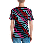 African Print Collage Men's T-shirt - HBS Inspire Me