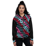 Stripe African Collage Unisex Bomber Jacket