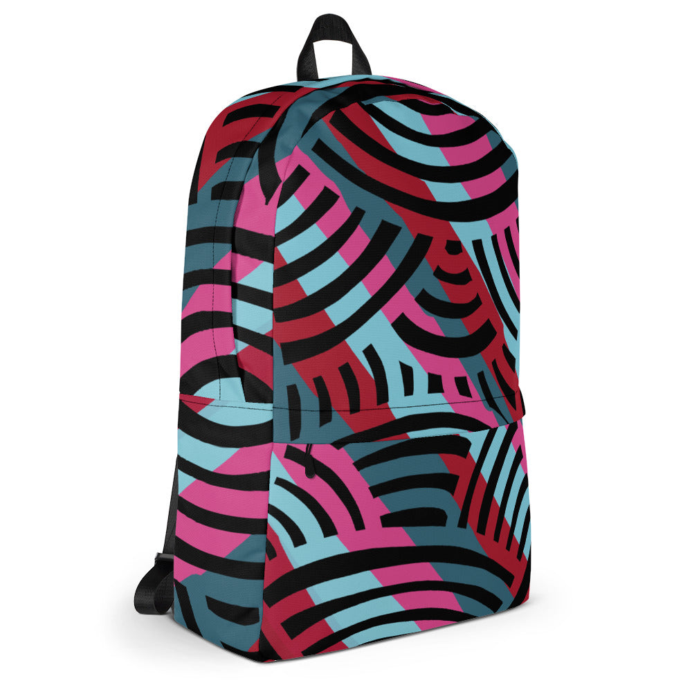 African Print Collage Backpack - HBS Inspire Me