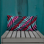 Stripe African Collage Premium Pillow