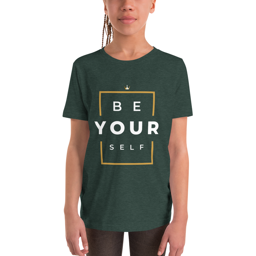 Be Yourself Youth Short Sleeve T-Shirt - HBS Inspire Me