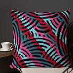 Stripe African Collage Premium Pillow