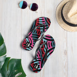 African Print Collage Flip-Flops - HBS Inspire Me