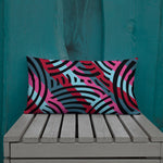 Stripe African Collage Premium Pillow