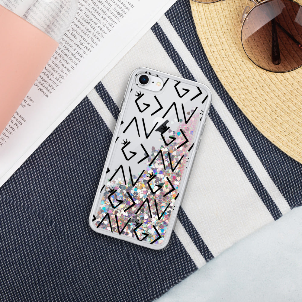 Highs and Lows Liquid Glitter iPhone Case - HBS Inspire Me