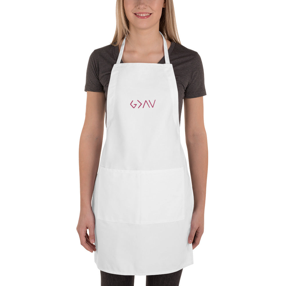 HIGHS AND LOWS WHITE APRON - HBS Inspire Me