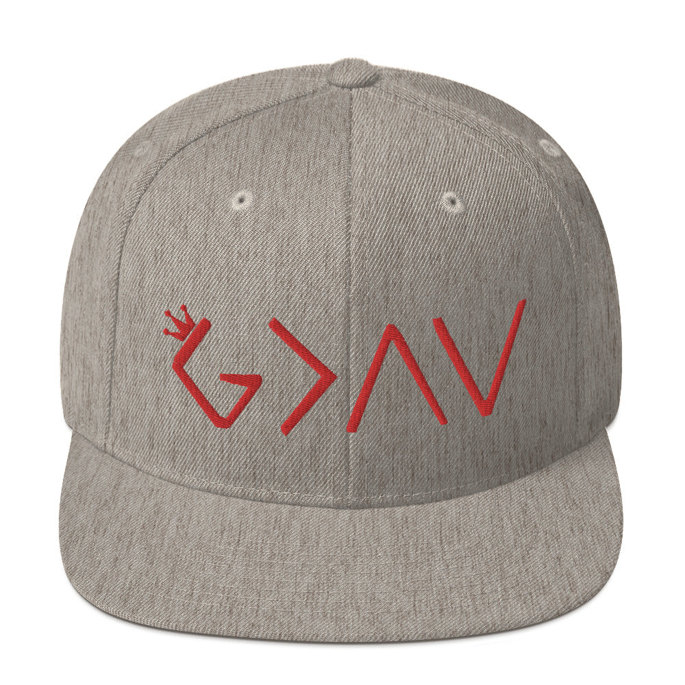 Highs and Lows Hat - Red - HBS Inspire Me