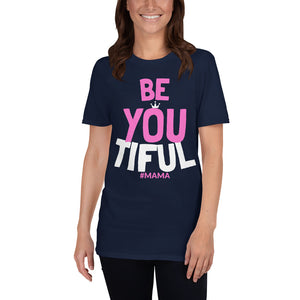 Navy Mom and Daughter Matching BeYoutiful Women T-Shirt - HBS Inspire Me