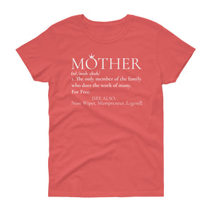 Mother's Day Dictionary T-Shirt (UK) - HBS Inspire Me