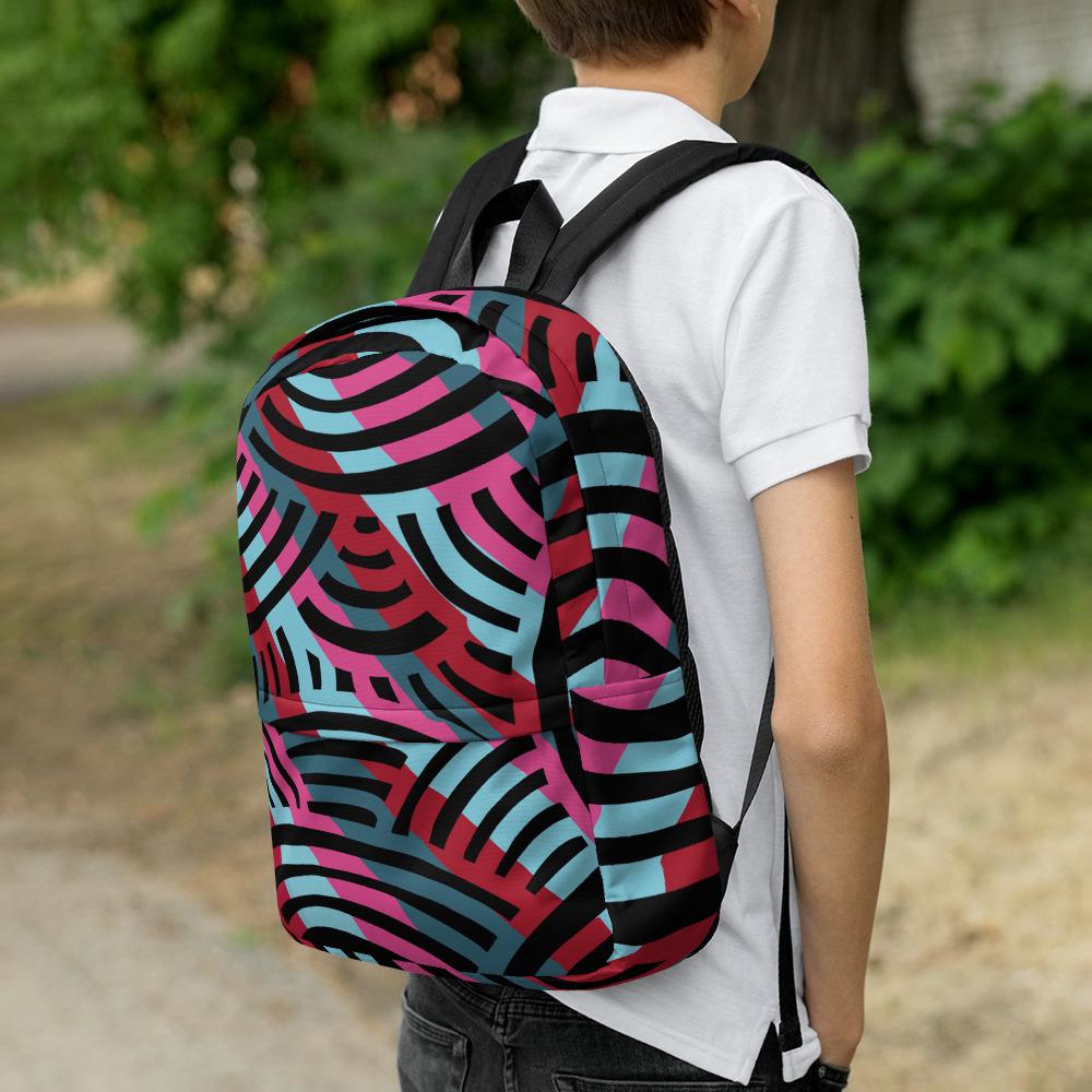 African Print Collage Backpack - HBS Inspire Me