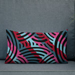 Stripe African Collage Premium Pillow