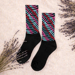 African Print Collage Socks - HBS Inspire Me