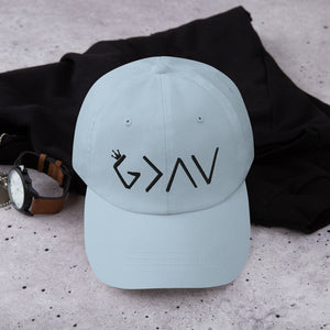 Highs and Lows Classic Dad hat - Black - HBS Inspire Me