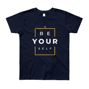 Be Yourself Kid's Short Sleeve T-Shirt - HBS Inspire Me