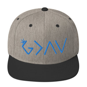 Highs and Lows Snapback - Blue - HBS Inspire Me