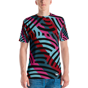 African Print Collage Men's T-shirt - HBS Inspire Me