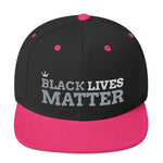 Black Lives Matter Snapback Hat - Grey - HBS Inspire Me