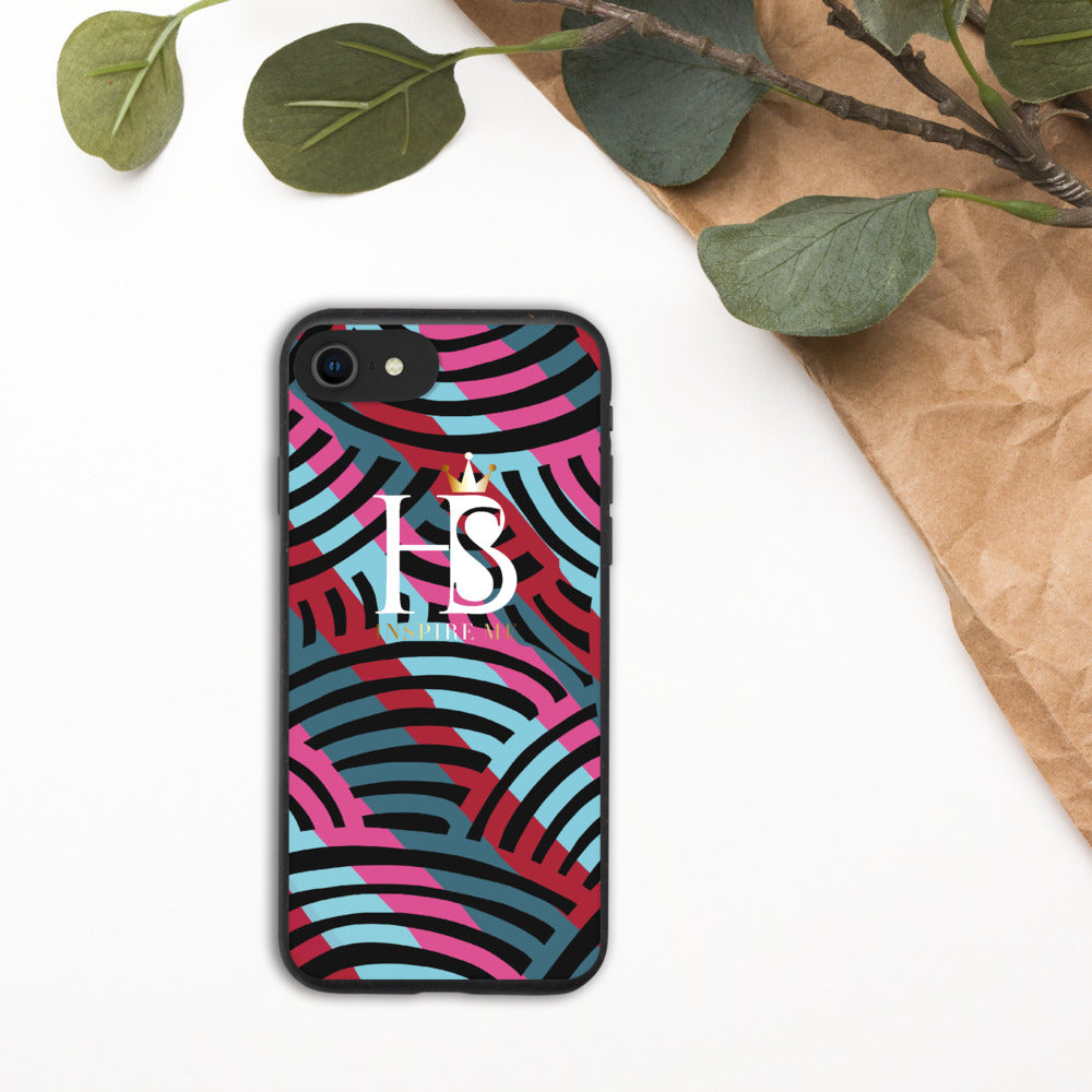 African Print Collage Eco-friendly Biodegradable Phone Case - HBS Inspire Me