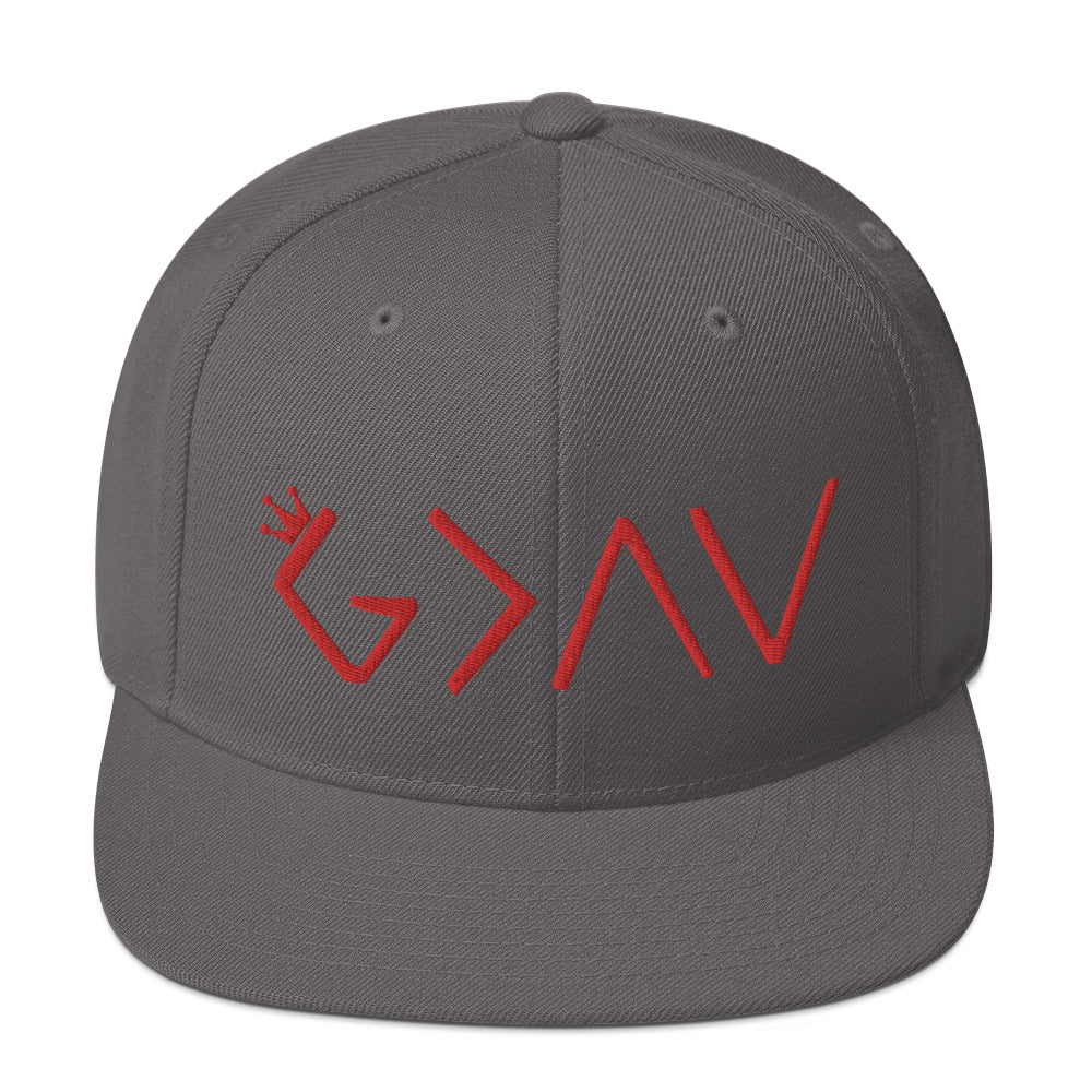 Highs and Lows Hat - Red - HBS Inspire Me