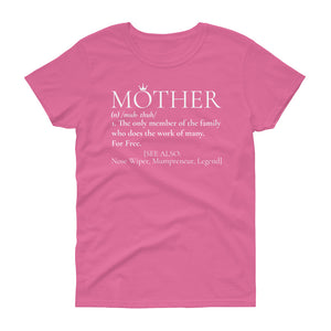 Mother's Day Dictionary T-Shirt (UK) - HBS Inspire Me