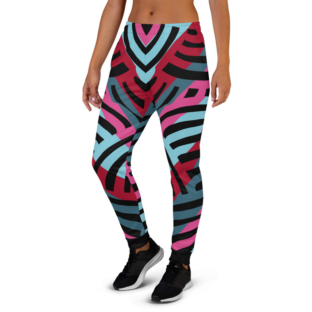 Stripe African Collage Women's Joggers