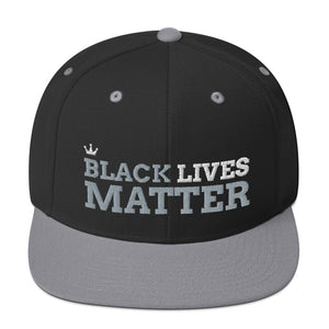 Black Lives Matter Snapback Hat - Grey - HBS Inspire Me