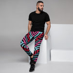 African Stripe Collage Men's Joggers