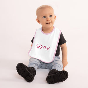 HIGHS AND LOWS BABY BIB - PINK - HBS Inspire Me