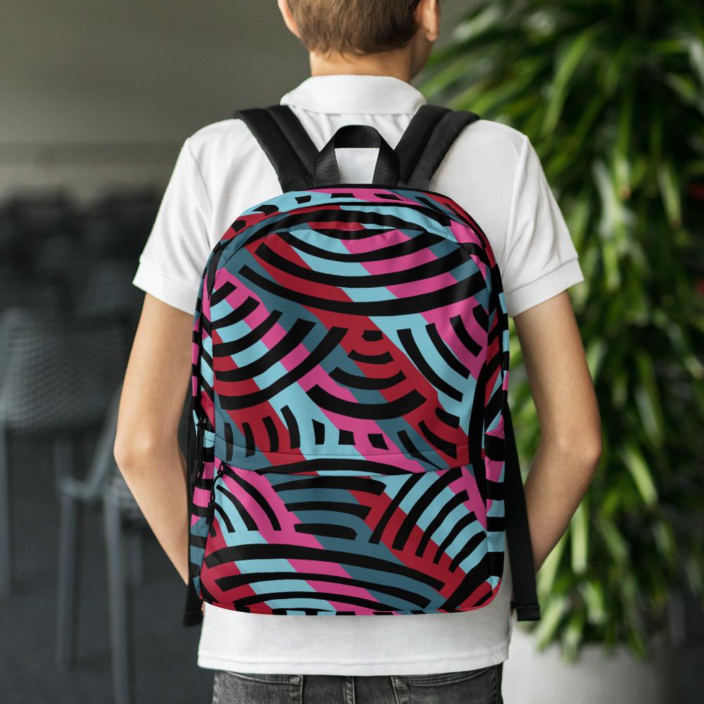 African Print Collage Backpack - HBS Inspire Me